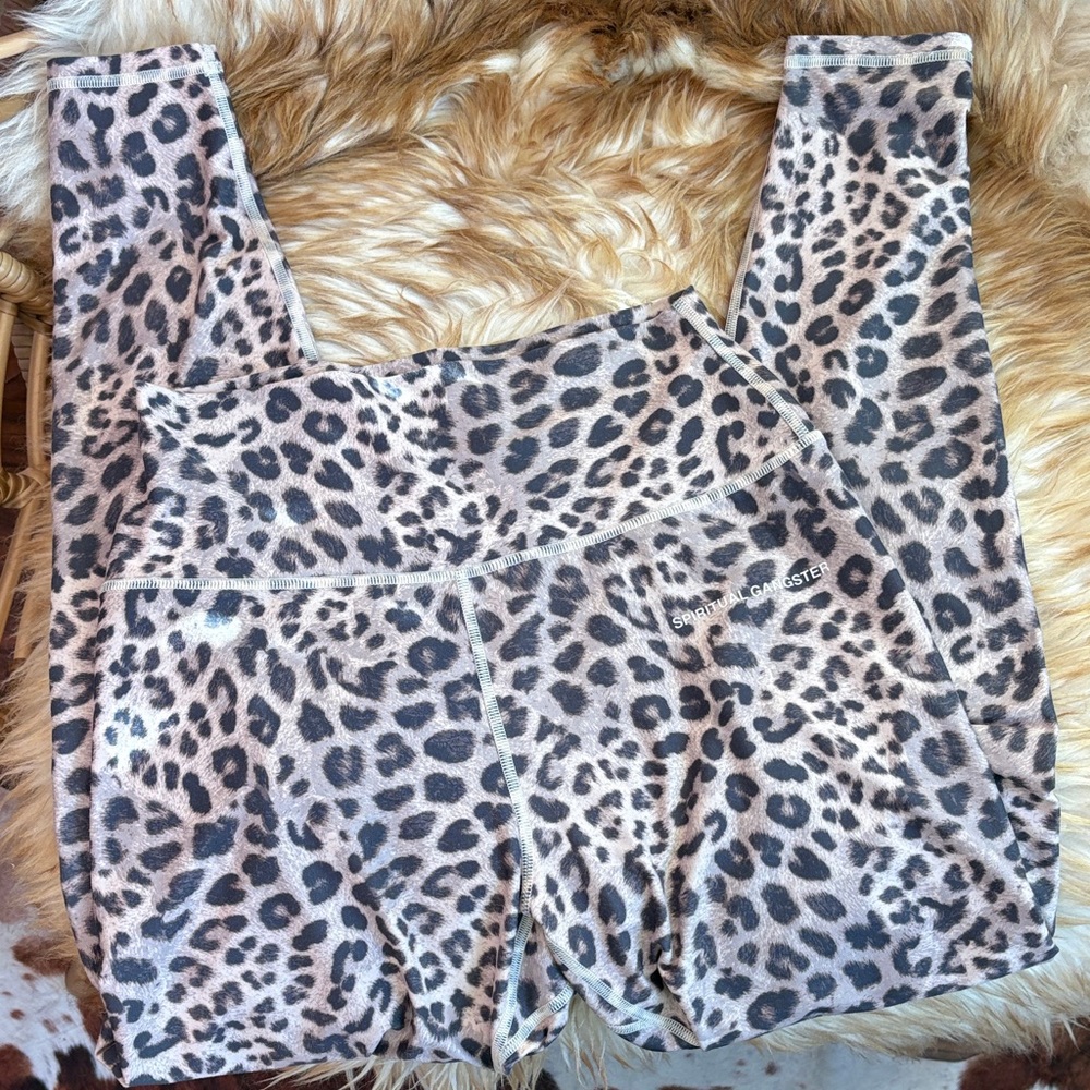 Spiritual Gangster Leopard Print Leggings
